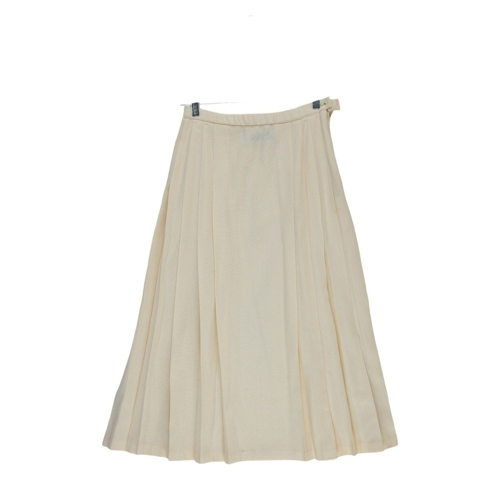 NEW Pendleton Pleated Skirt Women's Size 10 100% Virgin Wool Vintage Midi - Picture 2 of 5